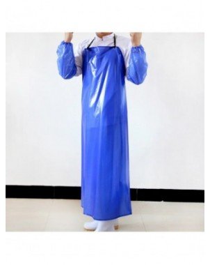 Reusable Waterproof PVC Apron Hand Sleeves Women/Men Work