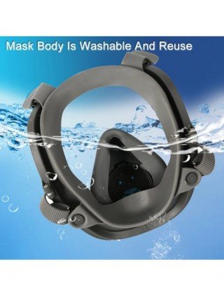 6800 Full Face Gas Respirator With Dual Filtering Cartridge