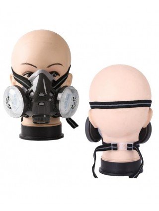 Full/Half Face Dust Mask Respirator With Anti-Fog Safety