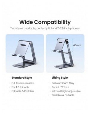 Phone Holder Stand Aluminum Cell Phone Stand Tablet Stand