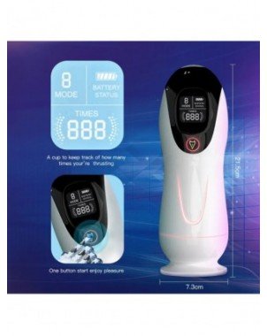 Automatic Male Masturbator Cup Sucking Vibration Blowjob Real