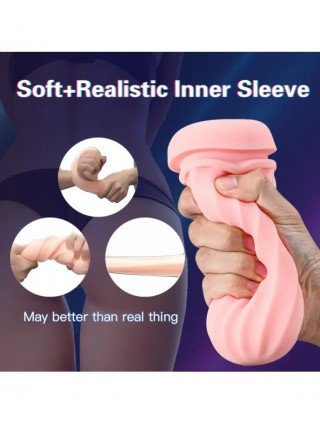 Automatic Male Masturbator Cup Sucking Vibration Blowjob Real