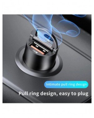 100W/200W QC3.0 PD Mini Car Charger 12-24V Lighter Fast