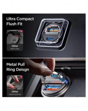 Mini 100W Car Charger Type C Dual USB Fast Charging For iphone