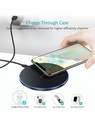 60W Fast Wireless Charger Pad for iPhone 14 13 12 11 Pro Max