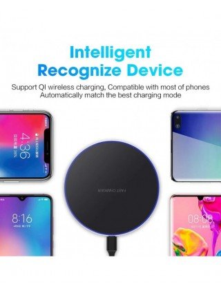 60W Fast Wireless Charger Pad for iPhone 14 13 12 11 Pro Max