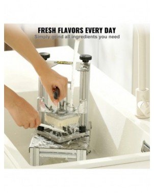 Commercial French Fry Cutter with 4 Replacement Blades Easy