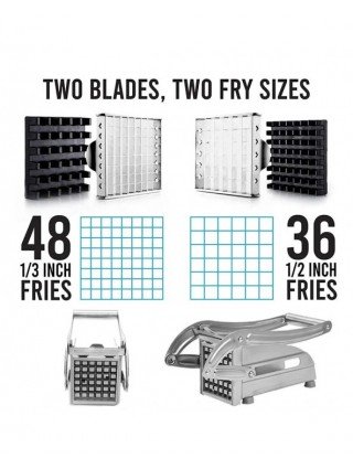 Professional Potato French Fry Cutter Machine with 2 Blades