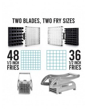 Professional Potato French Fry Cutter Machine with 2 Blades