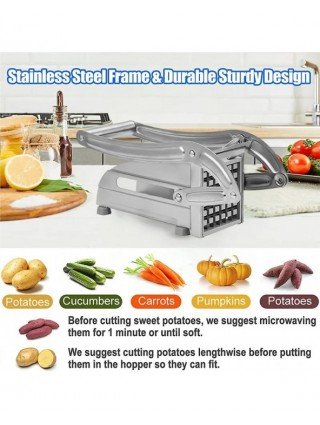 Professional Potato French Fry Cutter Machine with 2 Blades