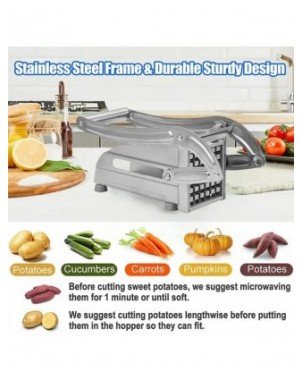 Professional Potato French Fry Cutter Machine with 2 Blades