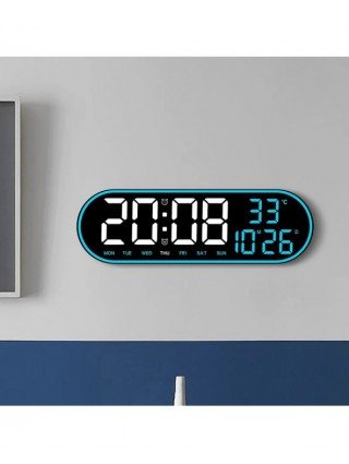 LED skaitmeninis sieninis laikrodis nuotolinio valdymo pultas