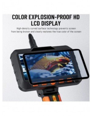 5 Inch Screen Handheld Endoscope Camera 1/3/5m Single/Dual Lens