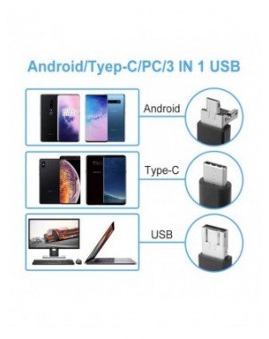 3.9mm Otoscope Ear Inspection Camera Video 3 in 1 USB Visual