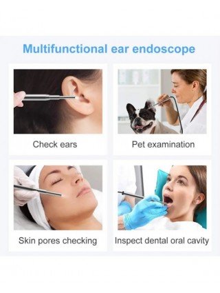 3.9mm Otoscope Ear Inspection Camera Video 3 in 1 USB Visual
