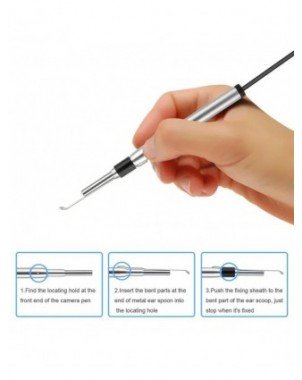 3.9mm Otoscope Ear Inspection Camera Video 3 in 1 USB Visual