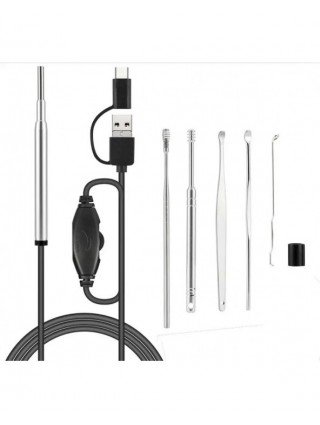 3.9mm Otoscope Ear Inspection Camera Video 3 in 1 USB Visual