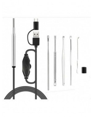 3.9mm Otoscope Ear Inspection Camera Video 3 in 1 USB Visual