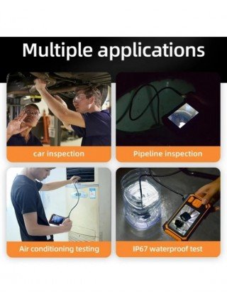 Endoscope 1080P HD Video Borescope 8mm Industrial Handheld
