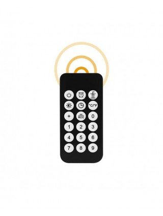 LED Digital Wall Clock Alarm Clock with Remote Control Large
