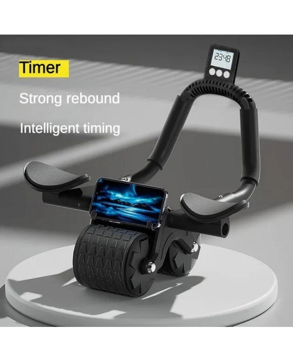 4 Elbows AB Roller Abdominal Wheel Silent Multifunctional