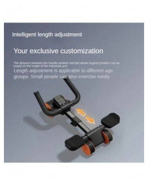 4 Elbows AB Roller Abdominal Wheel Silent Multifunctional