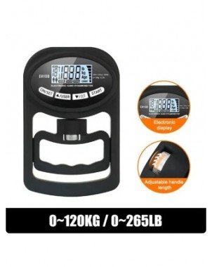 Grip Strength Tester 265Lbs/120Kg Digital Hand Dynamometer Grip