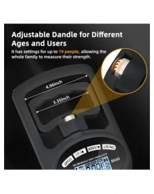 Grip Strength Tester 265Lbs/120Kg Digital Hand Dynamometer Grip