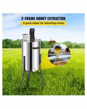 Honey Extractor 2 3 4 Frame Manual Electric Stainless Steel