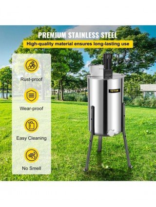 Honey Extractor 2 3 4 Frame Manual Electric Stainless Steel