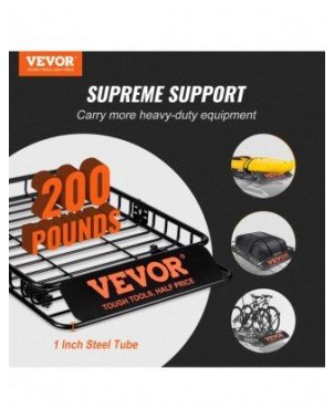 Roof Rack Cargo Basket 46"x36"x4.5" / 51"x36"x5" Rooftop Cargo
