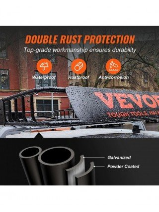Roof Rack Cargo Basket 46"x36"x4.5" / 51"x36"x5" Rooftop Cargo