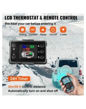 5KW Air Diesel Heater 12V Diesel Parking Heater LCD Switch 5KW