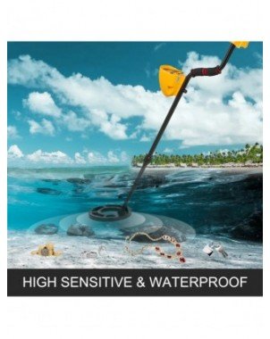 Metal Detector Waterproof Disc Underwater Underground High