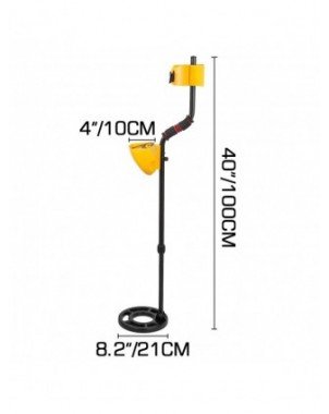 Metal Detector Waterproof Disc Underwater Underground High