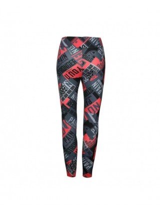 Women's Hollowed Skinny Sports Pants Letter Printed High