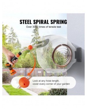 Retractable Hose Reel1/2 inch 180° Swivel Bracket Wall-Mounted