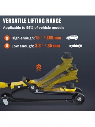 Floor Jack,2.5 Ton Low Profile Floor Jack, Heavy-duty Steel