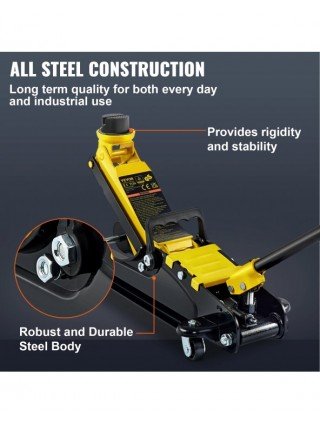 Floor Jack,2.5 Ton Low Profile Floor Jack, Heavy-duty Steel