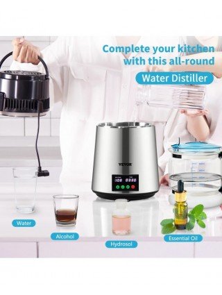 4L Water Distiller Purifier Filter 1 L/H Distilling Speed