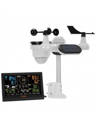 7-in-1 Wireless Weather Station, 7.5 in Large Color Display