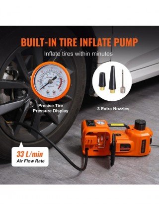 5 Ton Electric Car Jack 11023 LBS Hydraulic Jack Lift Portable