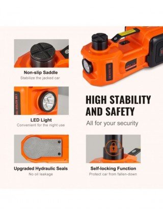 5 Ton Electric Car Jack 11023 LBS Hydraulic Jack Lift Portable