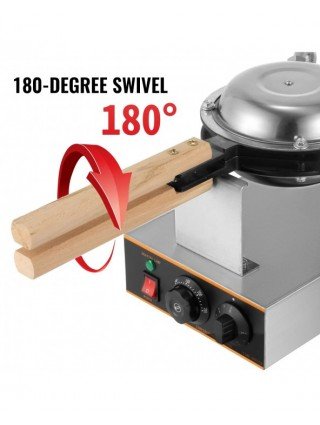 Komercinė kiaušinių burbulinė vaflių kepimo mašina 1400 W su