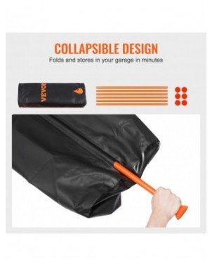 Collapsible Rain Barrel 53/100 Gal Large Capacity PVC Rainwater