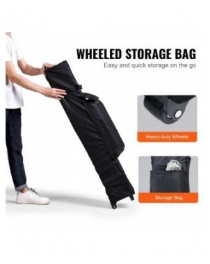 Pop Up Canopy Tent 250D PU Silver Coated Tarp with Portable