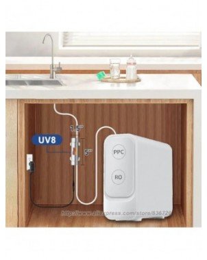 UV8 LED UV Water Filter, Add-on Kit for Under Sink Water