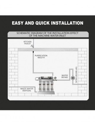 Kitchen Water Filter Drinking Water Ultrafiltration Water