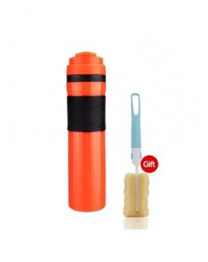 Portable French Press Pot 320ml Travel Coffee Maker Stainless