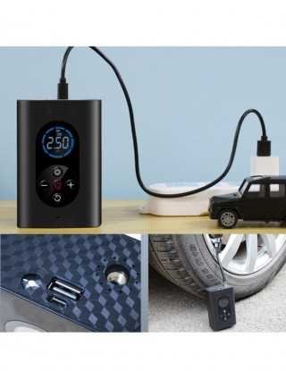 150PSI Rechargeable Car Air Inflator Pump with LED Lamp for Car